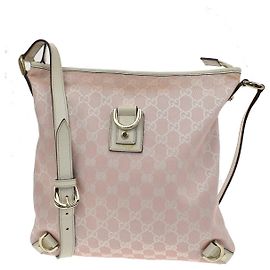 Borsa a tracolla Gucci Abbey D-Ring in GG Canvas