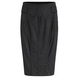 Gucci Tom Ford Otoño 2003 Falda Corsé de Seda
