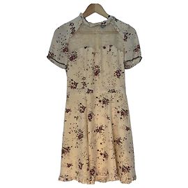 The Kooples Sommerkleid aus Seide mit Blumenprint
