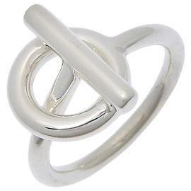 Hermès Anello a Fascia Hermes Echape Silver