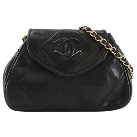 Chanel Vintage Schultertasche aus Lammleder