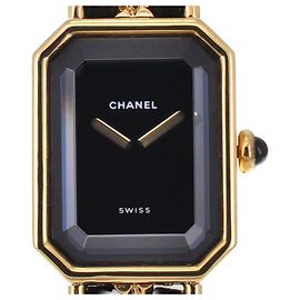 Chanel Premiere Rock Quartz Stainless Steel and Leather 20