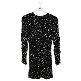 Autre Marque Saint Laurent Kleid aus schwarzer Seide