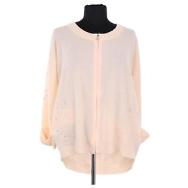 Max & Moi Strickjacke aus Wolle Beige XS