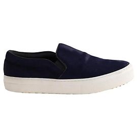 Mocassini Céline in pelle blu navy