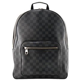 LOUIS VUITTON - Mochila Josh Louis Vuitton en toile enduite damier graphite