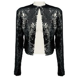 Autre Marque Top a maniche lunghe con paillettes metallizzate Steel Grey 16ARLINGTON