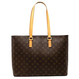 Sac Tote Louis Vuitton Monogram Luco Marron