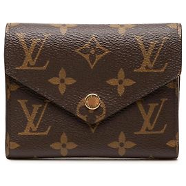 Cartera Small Wallets Louis Vuitton Monogram Victorine Marrón