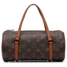 Sac à main Louis Vuitton Monogram Papillon 26 Marron