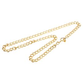 Collana a catena Chanel placcata oro