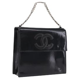 Chanel Vintage CC Box Flap Leather Medium