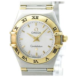 Orologio Omega Constellation MOP 18K Gold Steel da donna