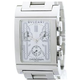 Bulgari Orologio da uomo Bvlgari Rettangolo Stainless Steel Quartz RTC49S
