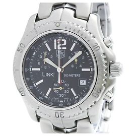Orologio in acciaio TAG HEUER Link Chronograph Jason Bourne