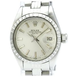 Rolex Oyster Perpetual Date Steel Automatikuhr 6924 Vintage