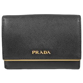 Prada Saffiano bifold Leather Small