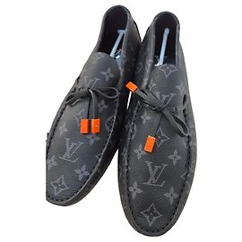 Louis Vuitton Mocassini Monte Carlo Monogram Pelle Nera