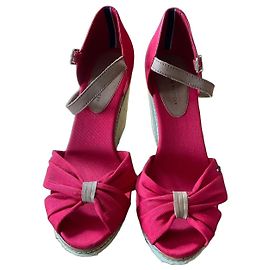 Tommy Hilfiger Sandali espadrillas zeppa rossi