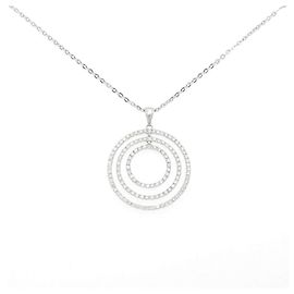 Autre Marque Collana in oro bianco Au750 e diamanti