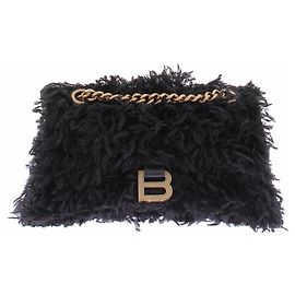 Balenciaga Bolso bandolera Crush negro