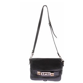 Proenza Schouler Handtasche aus schwarzem Leder