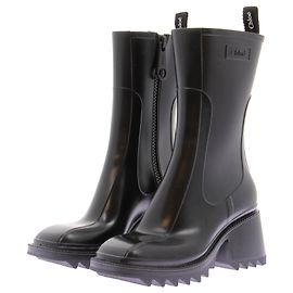 Chloé Betty Boots Black Leather