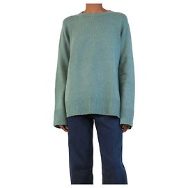 The row Jersey de mezcla de lana verde - talla XS
