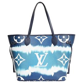 Louis Vuitton Blue 2020 Neverfull MM Escale tote bag
