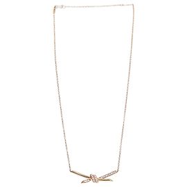 Tiffany & Co Pendente a nodo in oro rosa 18k