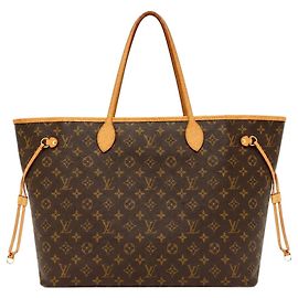 Louis Vuitton Brown 2007 Monogram Neverfull GM tote bag
