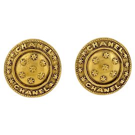 Boucles d'oreilles clips Chanel plaquées or