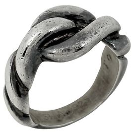 Hermès Anillo Hermes Torsade en Plata 925