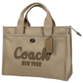 Coach Cargo Tote 2-Way Canvas in Beige