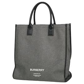 Borsa Tote Burberry in tela nera