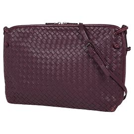 Borsa a tracolla Bottega Veneta in pelle Bordeaux