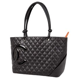 Borsa Tote grande in pelle Chanel Cambon Line