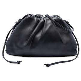 Bottega Veneta The Mini Pouch Crossbody in nappa nera