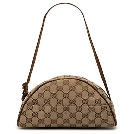 Borsa a tracolla Gucci in tela GG beige