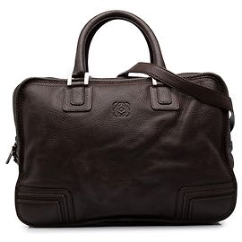 Borsa Business Amazona LOEWE in pelle di capra marrone