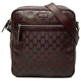Gucci Borsa a Tracolla Rossa Stampa GG