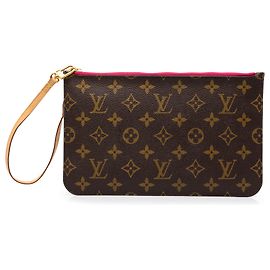 Pouch Louis Vuitton Brown Monogram Neverfull MM