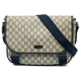 Gucci Beige GG Supreme Crossbody-Tasche