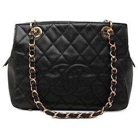 Chanel Black Petite Caviar Timeless Tote