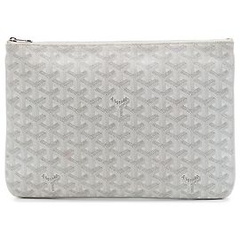 Goyard White Goyardine Senat MM