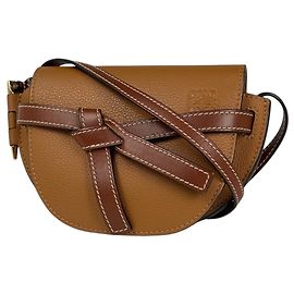 Borsa Loewe Gate Dual in pelle marrone