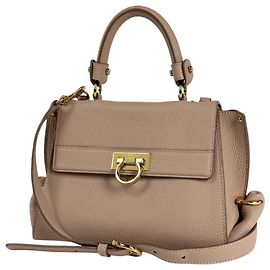 Borsa a mano in pelle 2-Way Gancini Salvatore Ferragamo