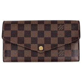 Cartera Larga Louis Vuitton Damier Brown Rose Ballerine