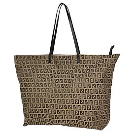Fendi Zucchino Canvas Tote Bag