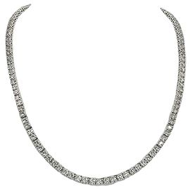 Collana Swarovski Matrix Tennis Placcato Rodio